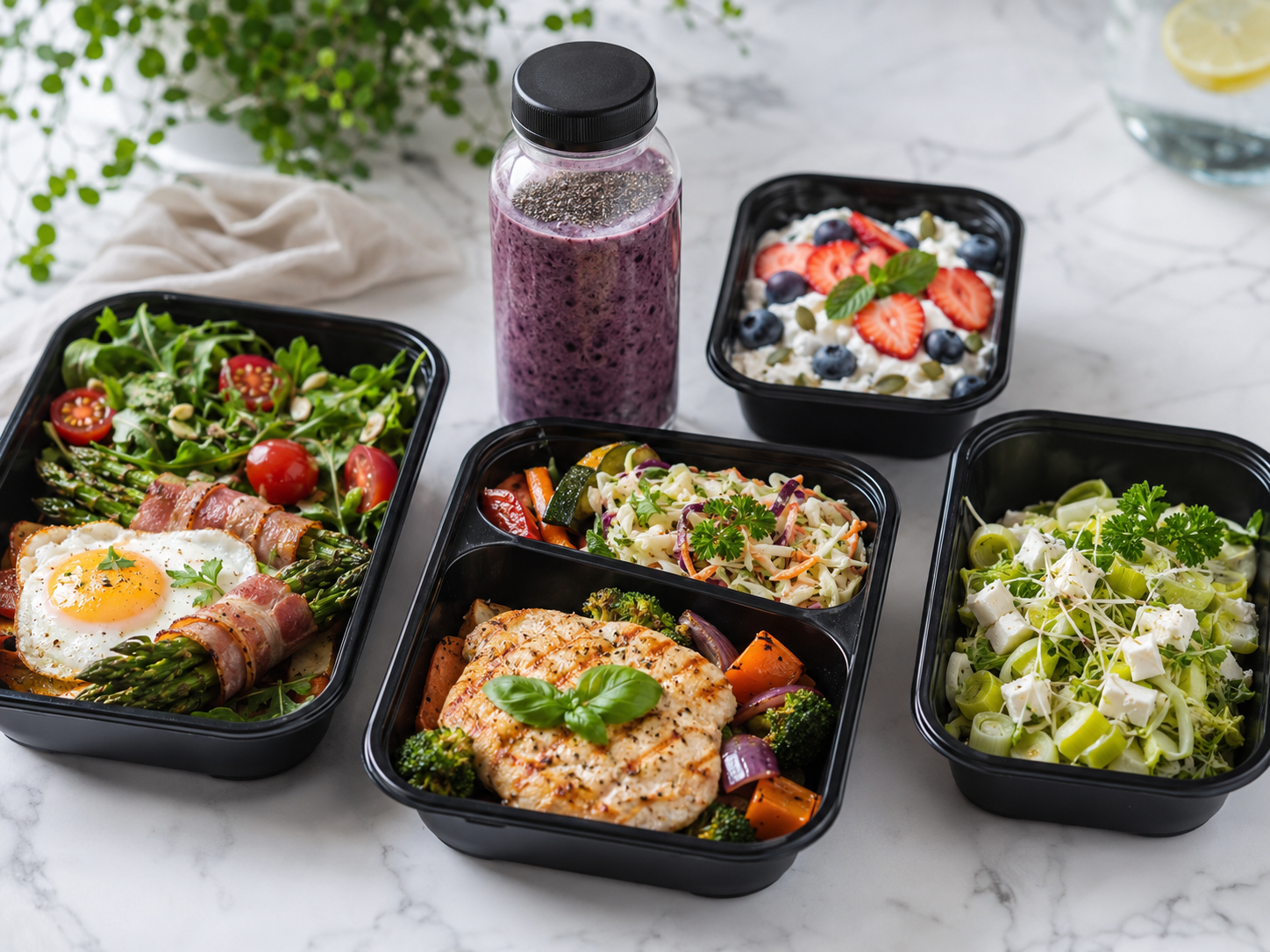 Całodzienny zestaw cateringu dietetycznego PowerDiet Nowy Sącz